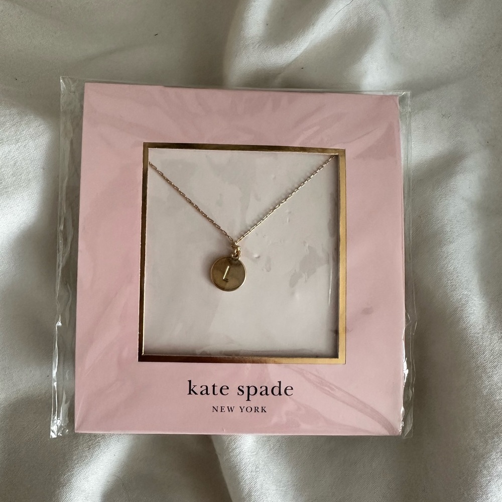 Kate Spade ‘L’ Gold Pendant Necklace